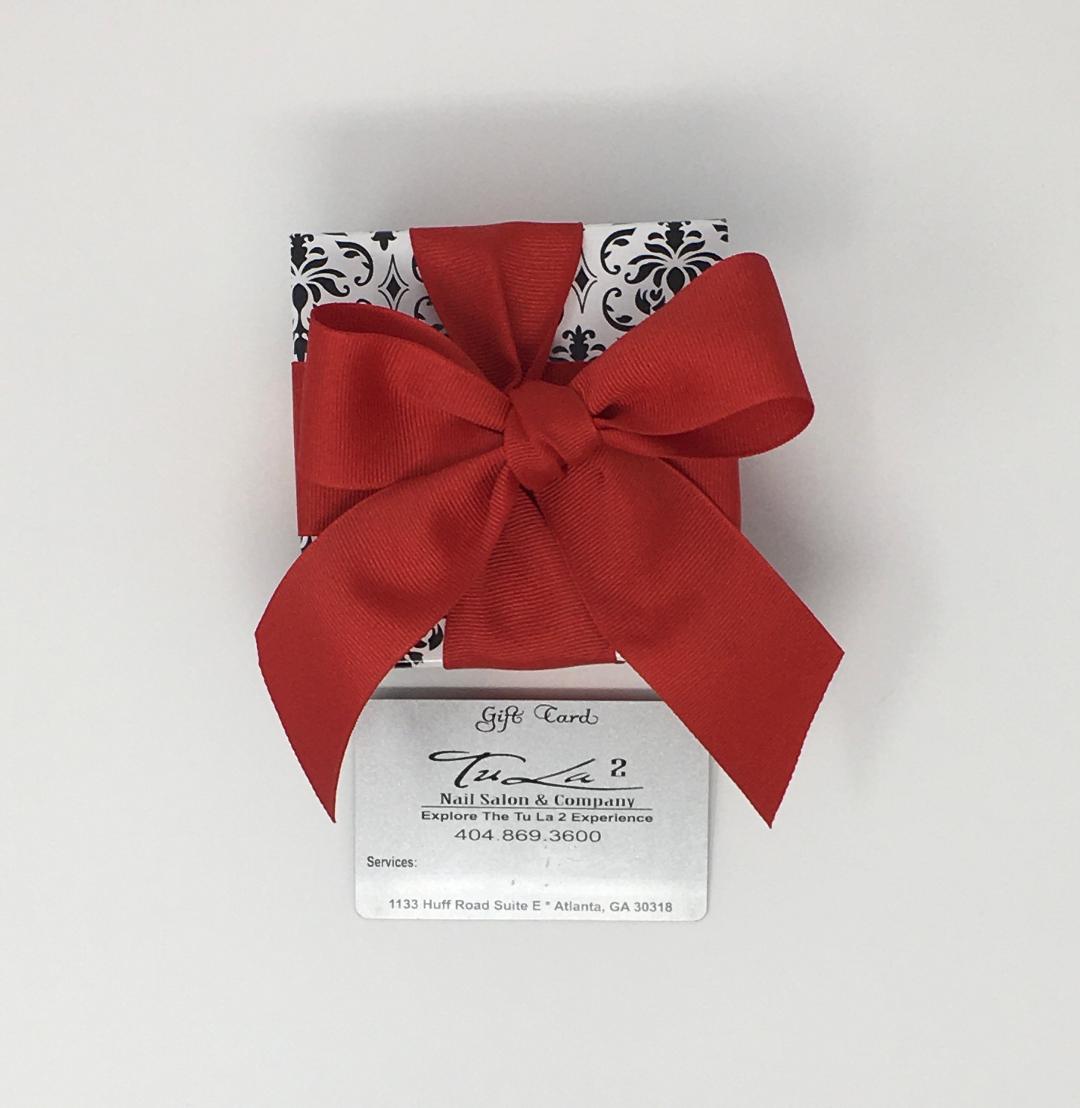 Gift Card with Red Bow Valued @ $75
