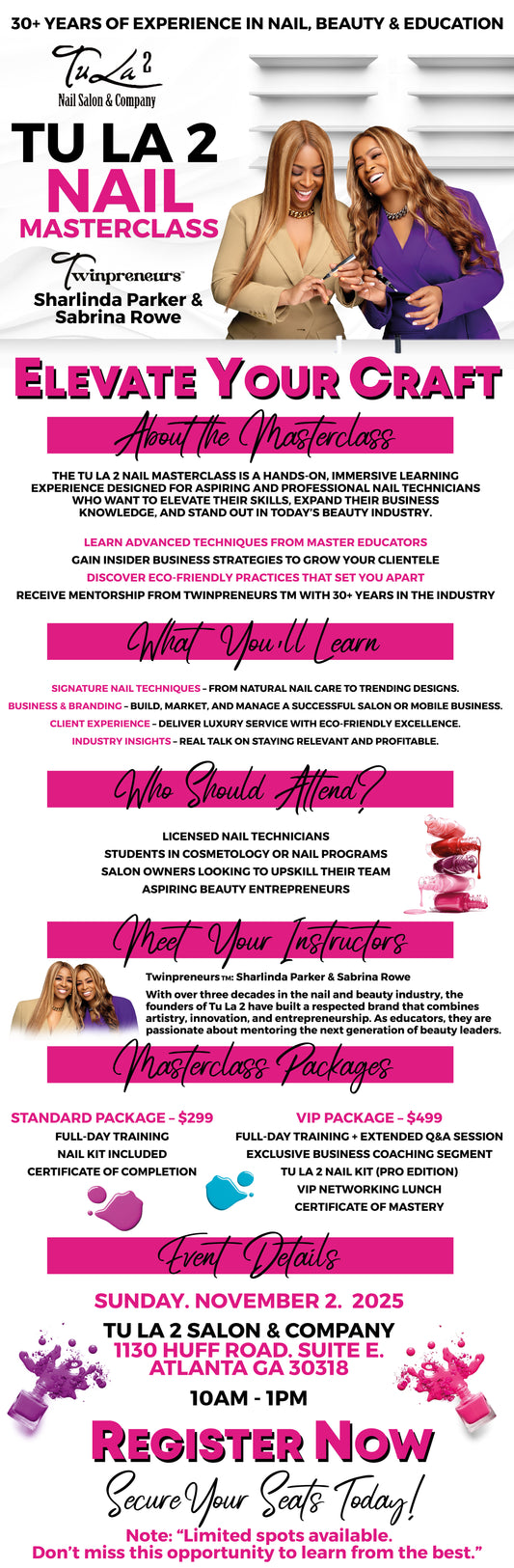 Tu La 2 Masterclass Standard Package (Full Payment)