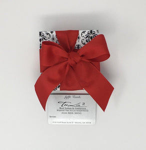 Gift Card with Red Bow Valued @ $50
