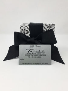 Gift Card with Black Bow Valued @ $50